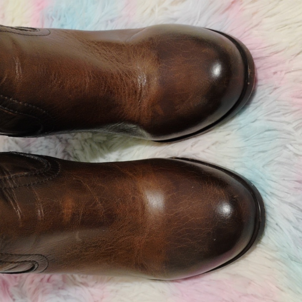 SALE! Frye Patty Artisan Zip Up Boots Sz.7M Gently Worn (#8 CRATE) - Picture 6 of 16